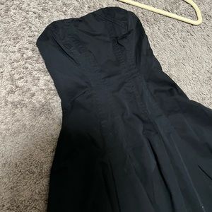 Express strapless 00 little black dress